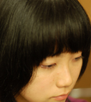 前髪・縮毛矯正　before